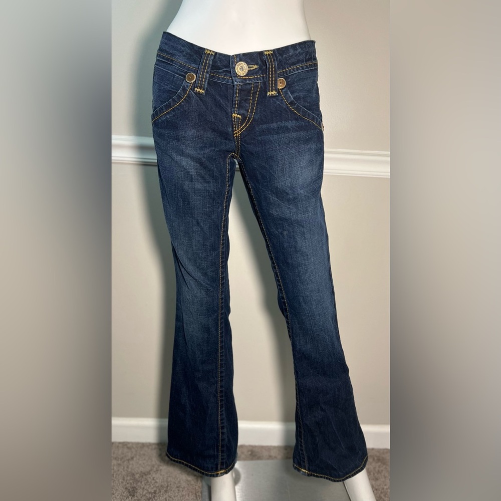 True Religion Women’s Low Rise Bootcut Jeans Size 28